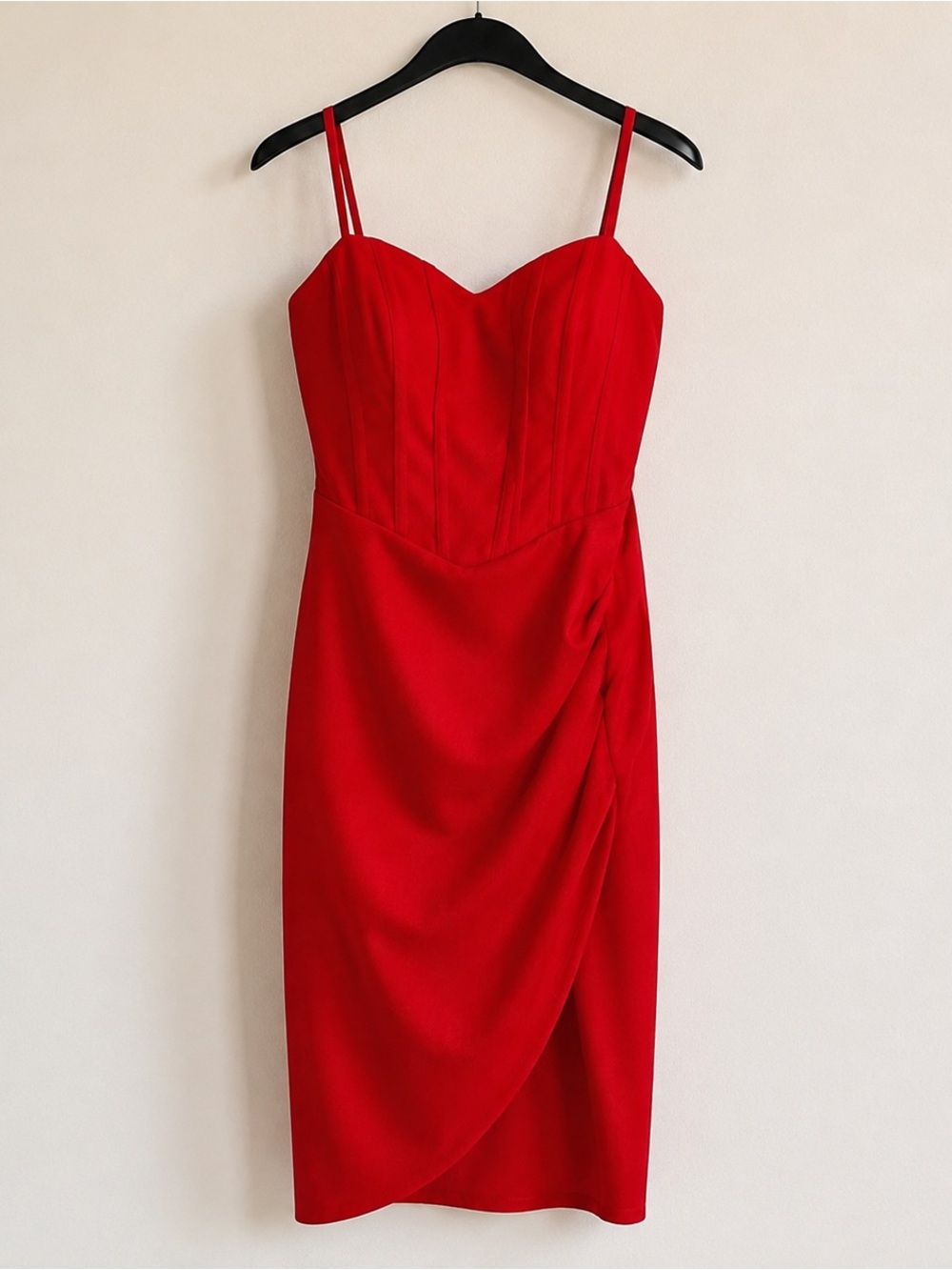 NWT Women’s Windsor Red Mini Dress With Straps Size Small